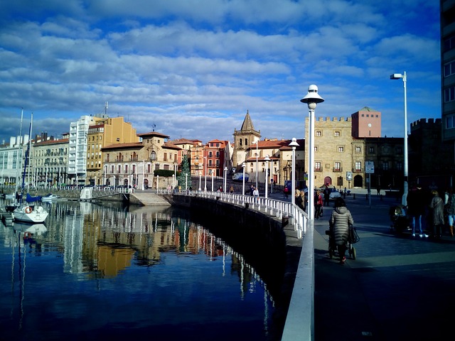 gijón, asturias, spain, beach, costa, sea, darling, clouds, tourism, tourist, charm, boats, port, fishing, city, buildings, fishermen, sports, walk, to walk, landscape, take a walk, reflection, water, gijón, gijón, gijón, gijón, gijón