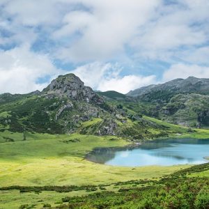 lakes of covadonga, mountain, spain, lake, landscape, clouds, meadow, nature, covadonga lakes, asturias, spain, spain, spain, spain, spain